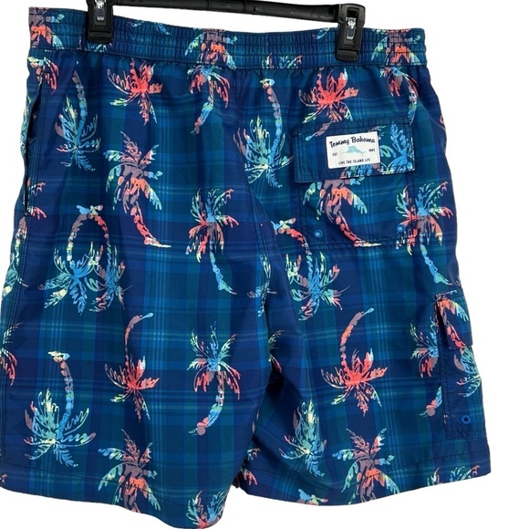 Men's Baja Palm Illusion Print Classic-Fit 9'' Swim Trunks LG. Tommy Bahama - Picture 6 of 8